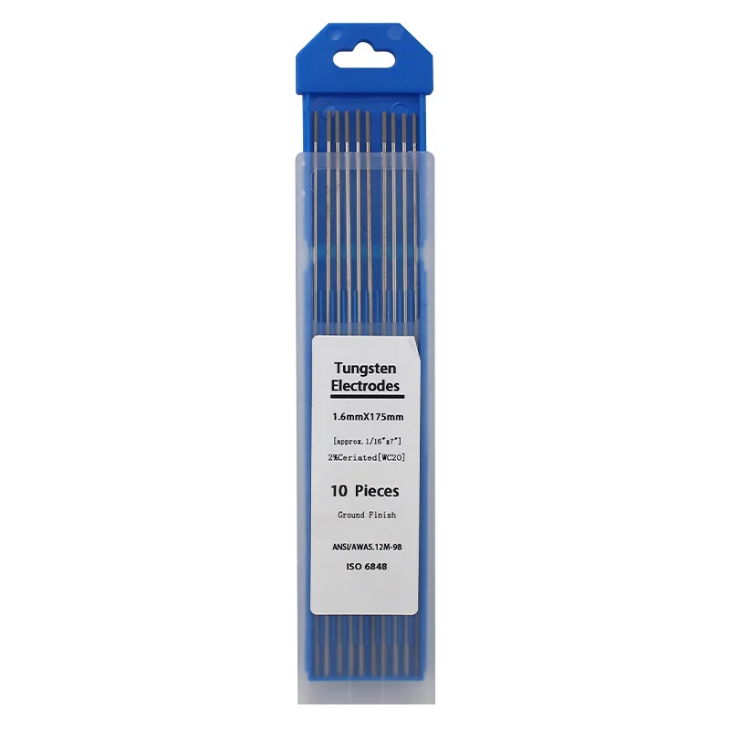 A Box of 1.6x 175mm Tungsten Electrode Tip TIG Wire Replacement Parts Suitable for WSME Super Series AC/DC Welding Machines