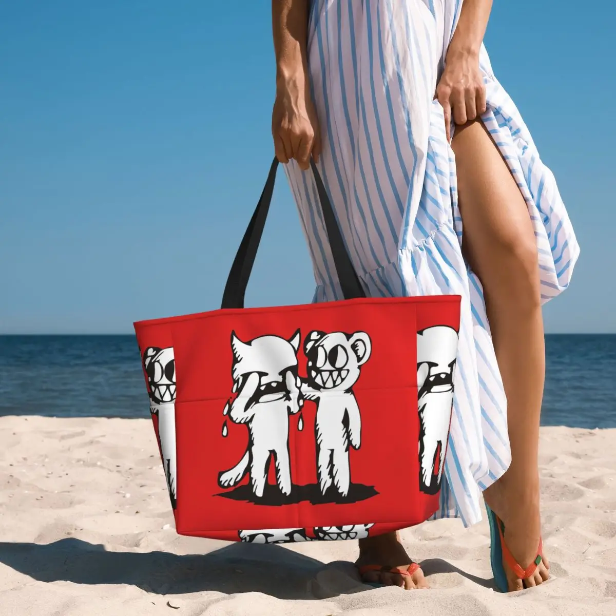 

The Best Album Of Radioheads Beach Tote Bag Sport Gym Yoga Duffle Large Tote Bag Women Travel Bag Fitness bag