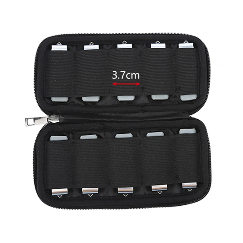 Organizer per unità Flash USB a 6 scomparti Mini Bank Online K-treasure Sorting scatola di prodotti elettronici custodia protettiva portatile