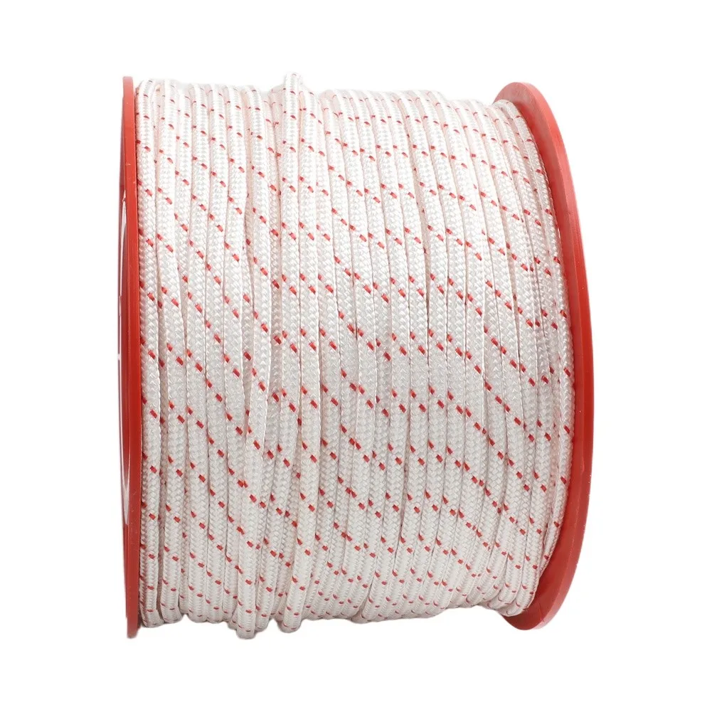 100ft 4.0mm Recoil Start Rope 750lb Polyester Pull Cord for Honda Series 212cc Chainsaws Pressure Washers and Mowers