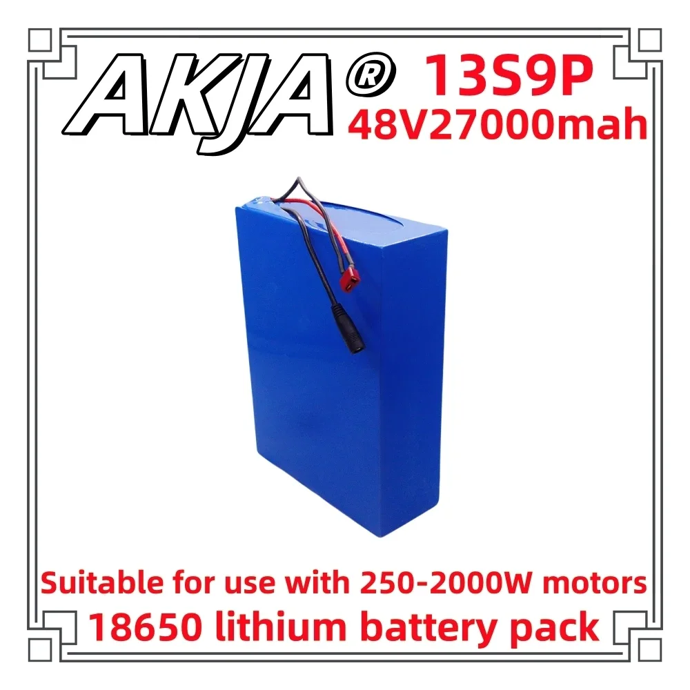 Air fast transportation New Full Capacity Power 18650 Lithium Battery 48V27ah Lithium Battery Pack 13S9P Suitable for 250-2000W