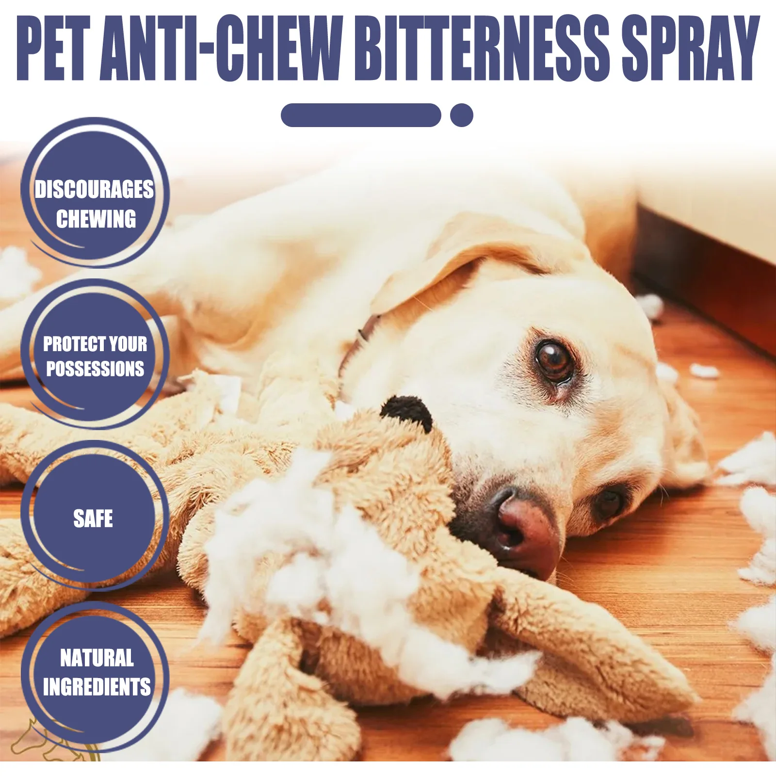 Pet Bitter Anti roer Spray para Cães, Coçar Sofá, Mesa De Mastigação, Cadeira Pernas Spray