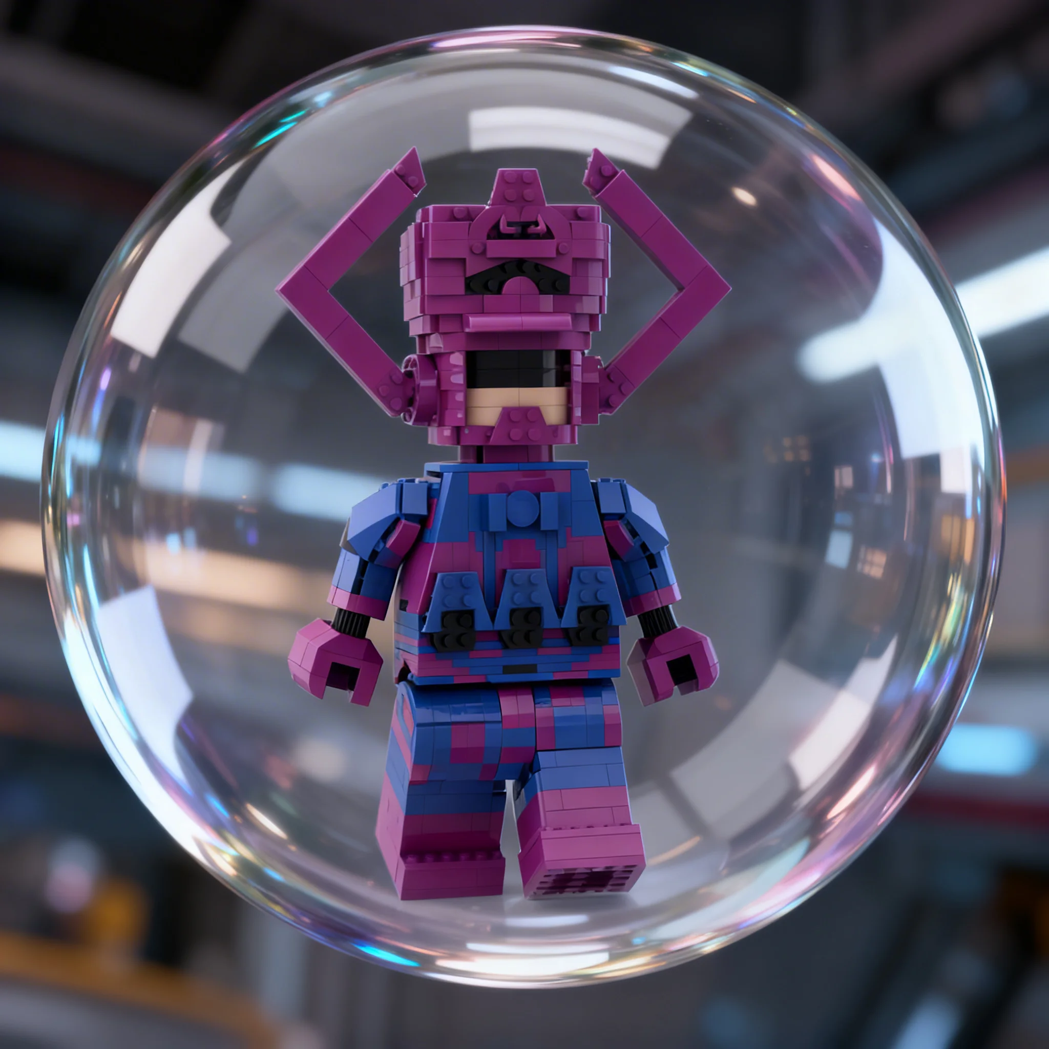 1021pcs MOC Minifig Scale Galactus Super Heroes Marvelled Model Building Blocks Toys Construction Christmas Gifts Brick Idea