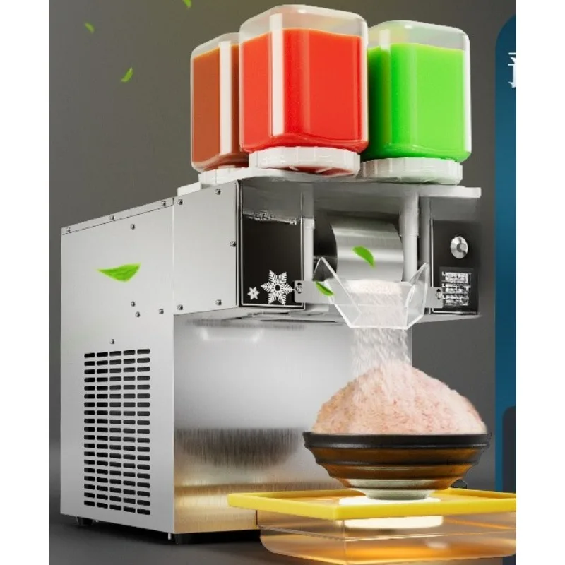 Snowflake ice machine 4 buckets commercial stall Internet celebrity equipment Mianmian ice machine