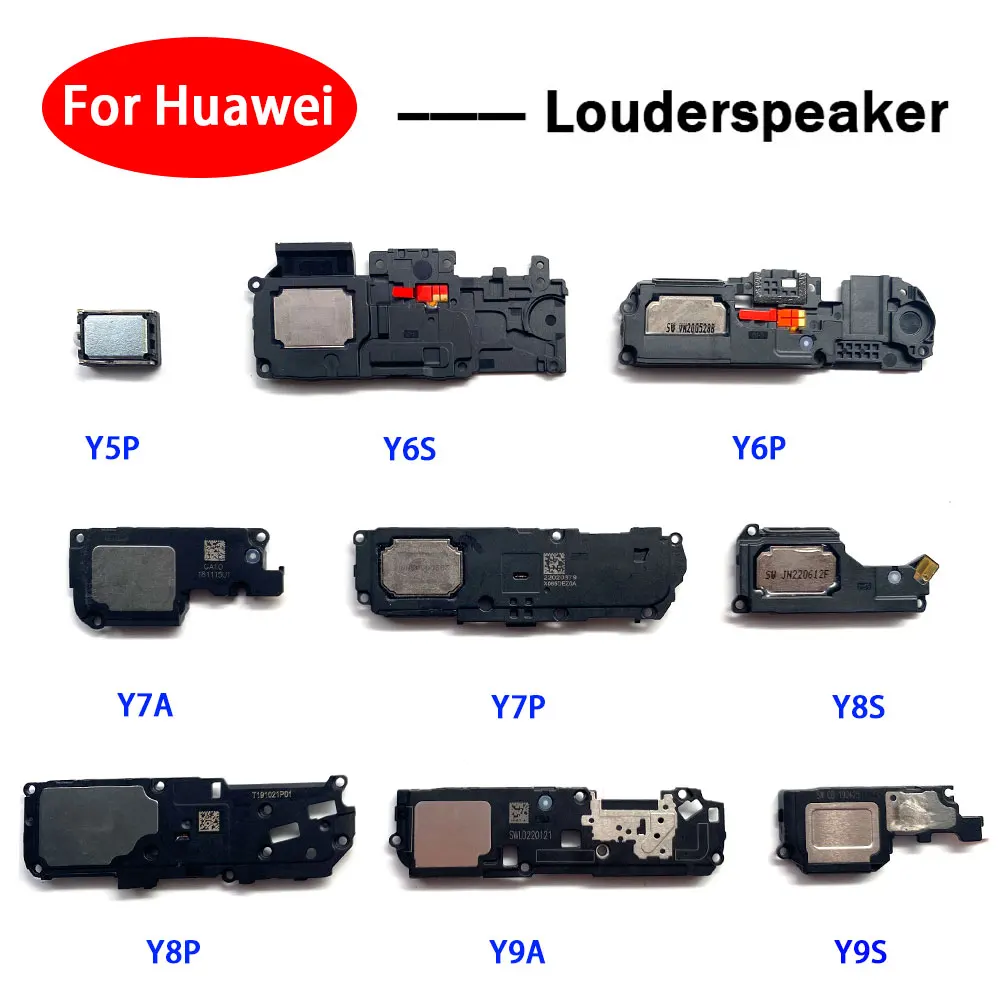 Loudspeaker For Huawei Y5P Y6P Y6S Y7A Y7P Y8P Y8S Y9A Y9S Loud Speaker Buzzer Ringer Flex Replacement Parts