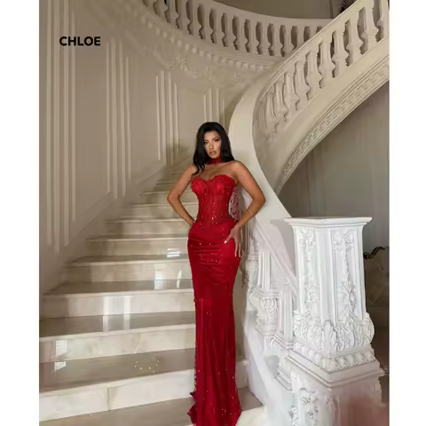 Fish Tail Dresses 2025 Luxury Evening Dresses for Special Occasions Custom Made Wedding Evening Dress Woman Off the Shoulders