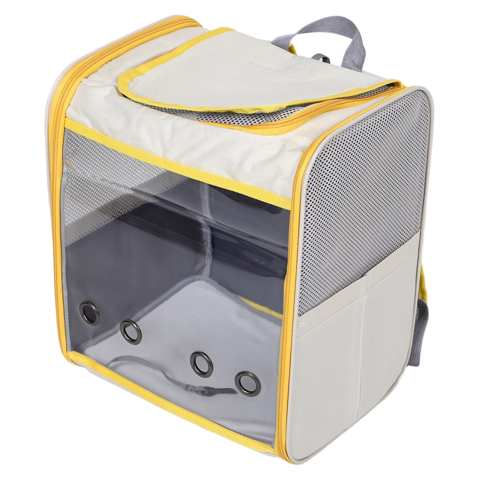 

Collapsible Pet Backpack Carrier Breathable Mesh Small Dog Cat Travel Bag Spacious Foldable Outdoor Adventures