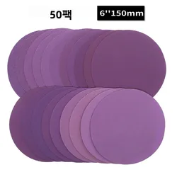 Sanding Discs 6 Inch Hook and Loop 60-10000 Grit Sandpaper 150 mm for Random Orbital Sander Woodworking Automotive Metal Car