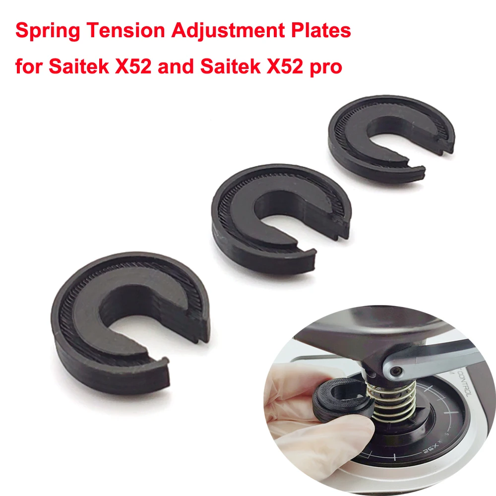 Upgrade Spring Tension Adjustment Plates Set For Saitek X52 and X52 Pro Modification Kit