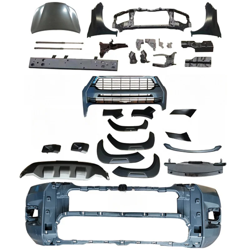 High Quality Facelift Wide Conversion Body Kit For Revo 2021 Upgrade To Rocco Pickup Modified Parts