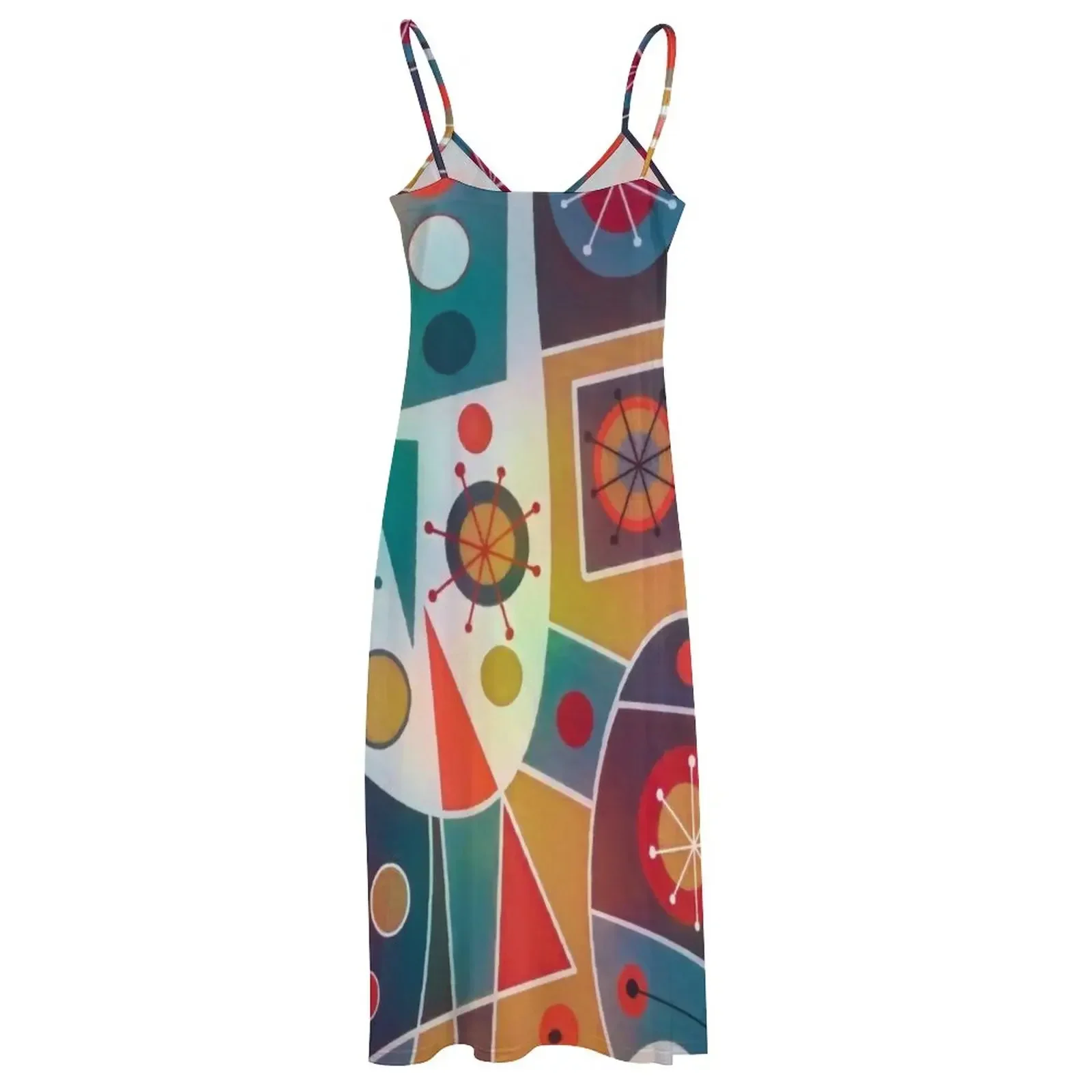 Mitte des Jahrhunderts moderne Nr. 19 ärmelloses Kleid Beach wear Damen Luxus Party kleid Kleid