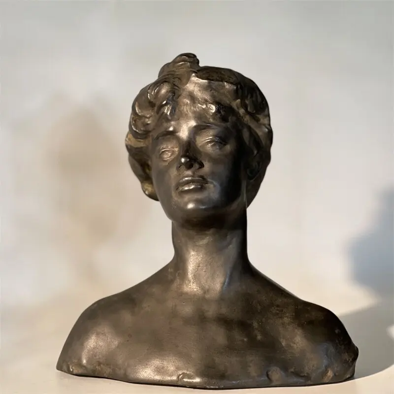 

Репродукция скульптуры Ло Дань: Эстетика молодой женщины, коллекционный предмет декора для дома, украшение для прихожей, настольное искусство, учебное пособие