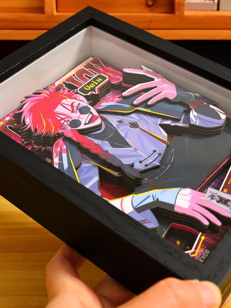 Hot Sales Anime Link Klik 3D Handgemaakte Kunst Schilderij Ader Cartoon Figuur Verzamel Foto Ornamenten Slaapkamer Decora Fans Kerstcadeaus