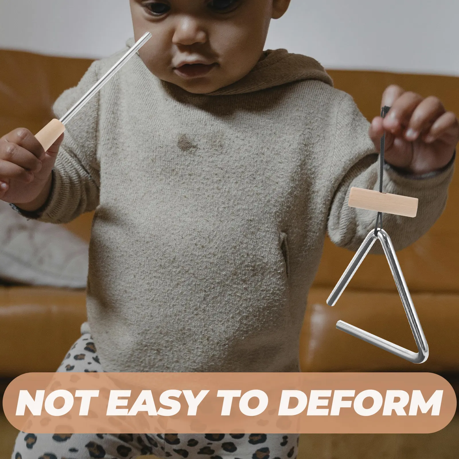 Conjunto de Instrumentos de Percussão Triangulares para Educação Musical e Desenvolvimento Musical