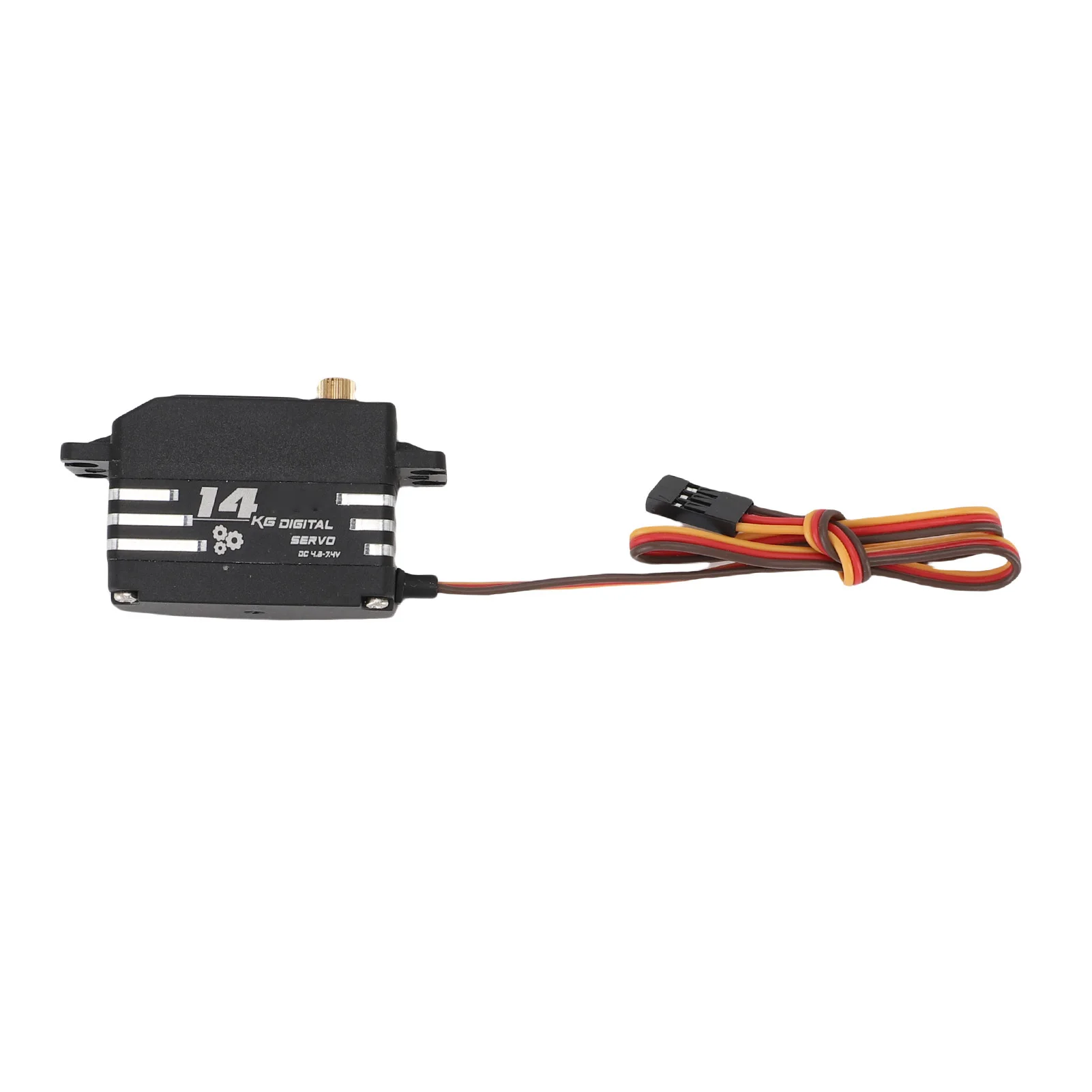 디지털 서보 모터 180 °   회전 14KG 고속 토션 서보 모터 RC 자동차 트럭 크롤러 보트 로봇용 고강도 RC 서보