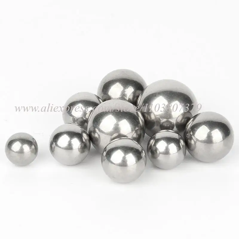 304 Stainless Steel Balls Solid Smooth Bearing Steel Ball Spherical Bead Ball 0.5/0.8/1/1.5/2/2.381/2.5/3/3.5/4~23mm