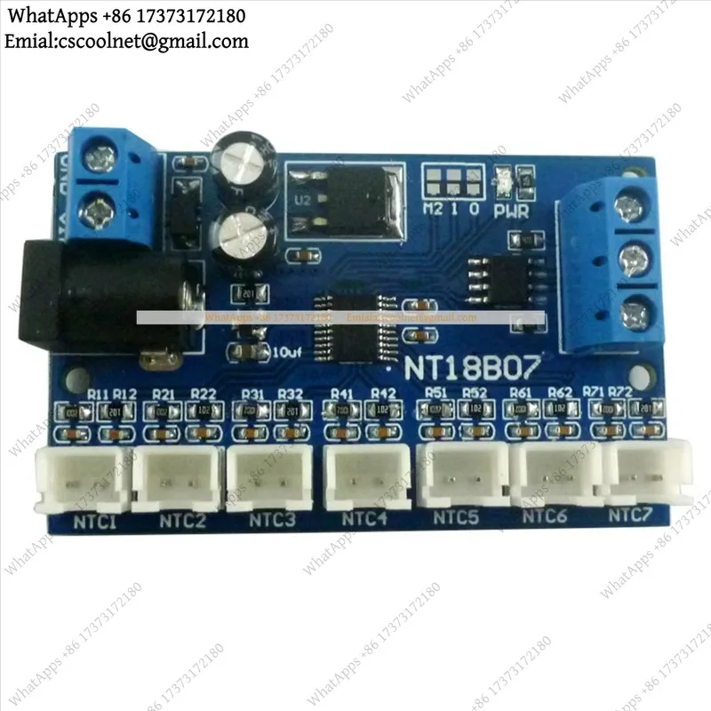 k3 3Pcs 7CH RS485 NTC Temperature Sensor Module MODBUS RTU Paperless Recorder PLC Industrial Data Logger NT18B07 A74Z