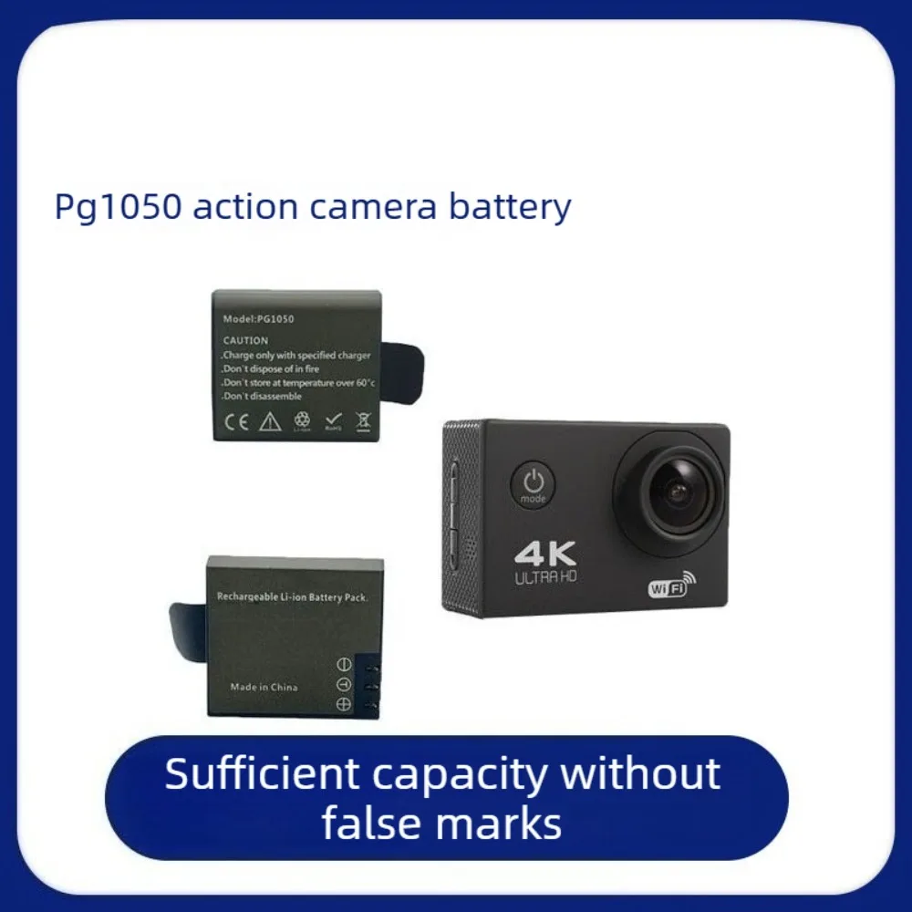 For SJ4000 SJ5000 SJ6000 WIFi SJCAM Sport Action Camera DV SJ Dedicated Battery 3.7V 1050mAh PG1050 Rechargable Li-ion Battery