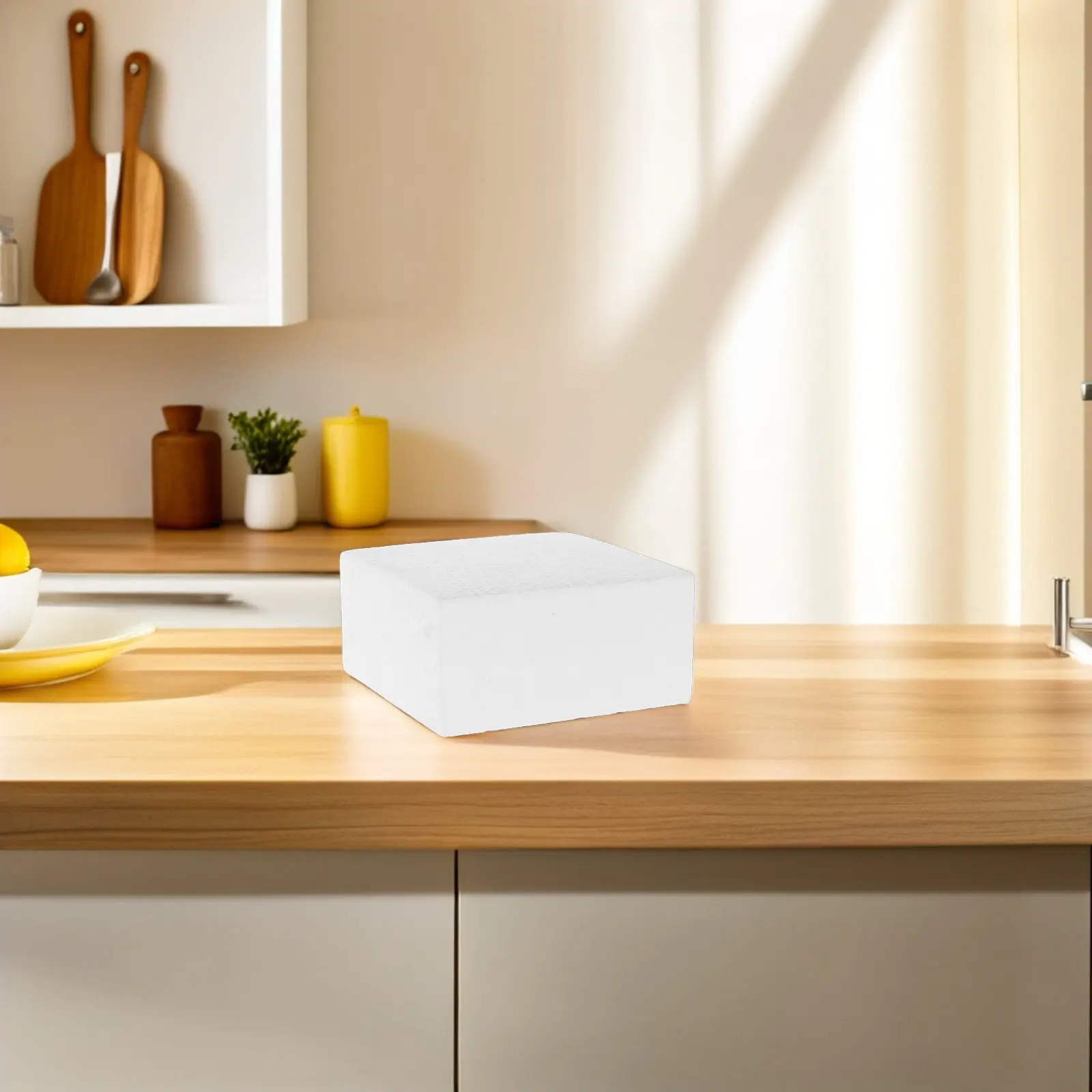 

2Pcs Smooth Surface Rectangular Foam Cake Practice Dummy Reusable Fondant Decorating Mold Craft Baking Supply Wedding Cake