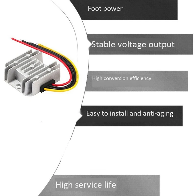 2 Pcs DC Buck Converter Damp Proof 48V To 24V 10A & 20A 240W Voltage Reducer DC Step Down Converter