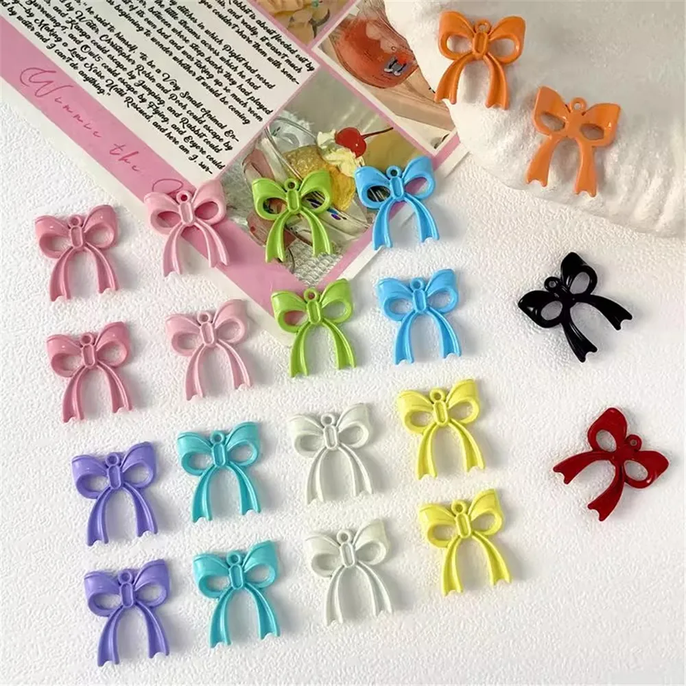 

Ins-style Colorful Ribbons, Bows, Pendants, DIY Necklaces, Bracelets, Earrings, Handmade Jewelry, Accessories and Materials