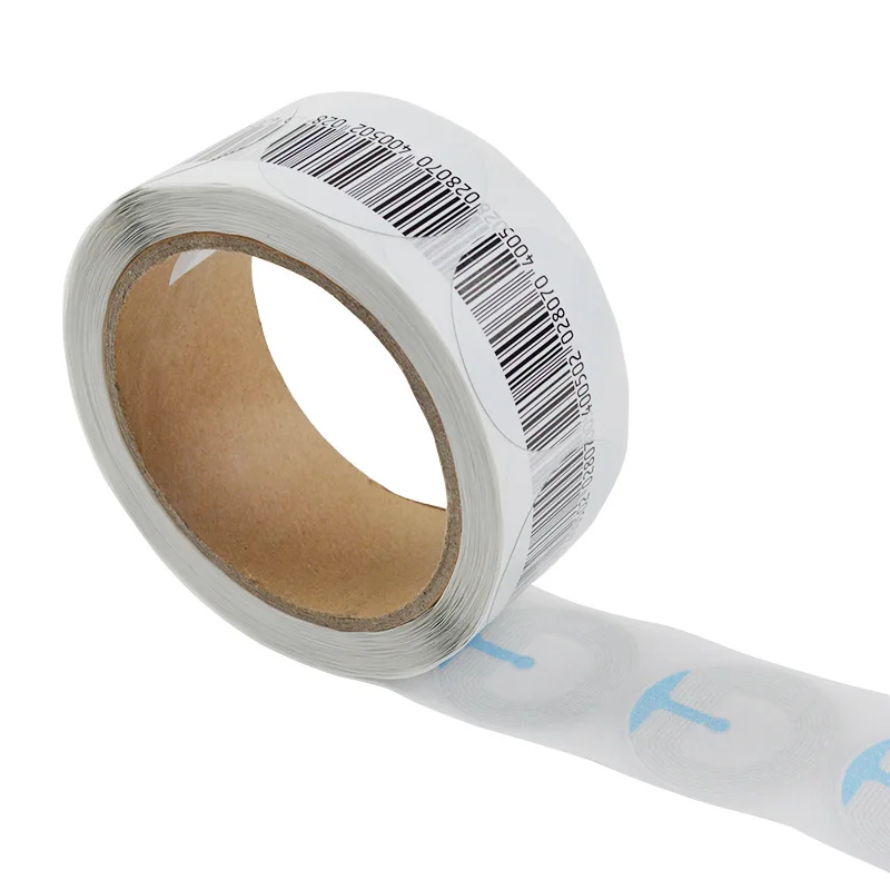 1000PCS Supermarke Commodity Anti-theft Label EAS Round R40mm Radio Frequency Soft Label RF8.2MHZ Strong Stickiness