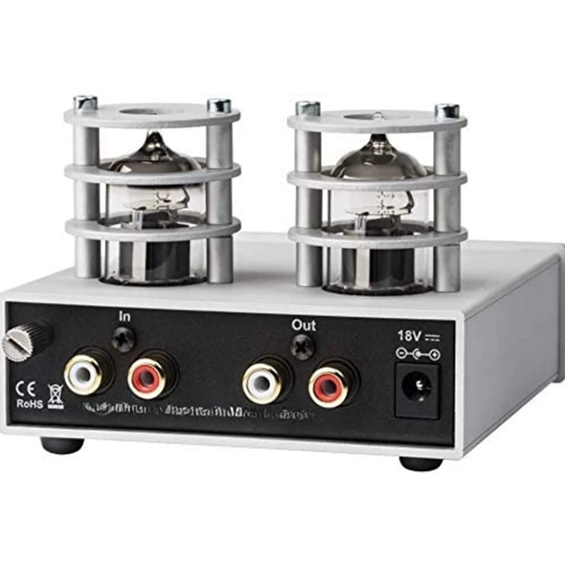 Vinyl phonograph transistor power amplifier, sound amplifier speaker