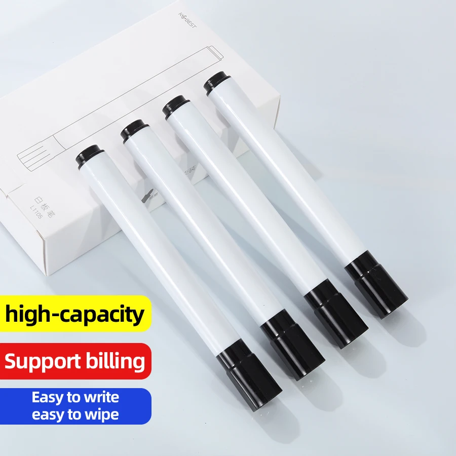 10-100Pcs Erasable Whiteboard Markers Smooth Clean Writing Durable Tips That Resist Wear Deformation Quick-drying Ink
