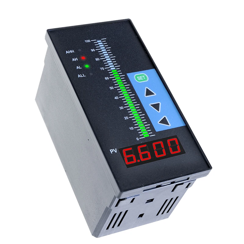 4-20mA RS485 Water Level Indicator 4 Relays AC220V DC24V RTD Pressure Pt100 Input Liquid Level Measurement Instrument Controller