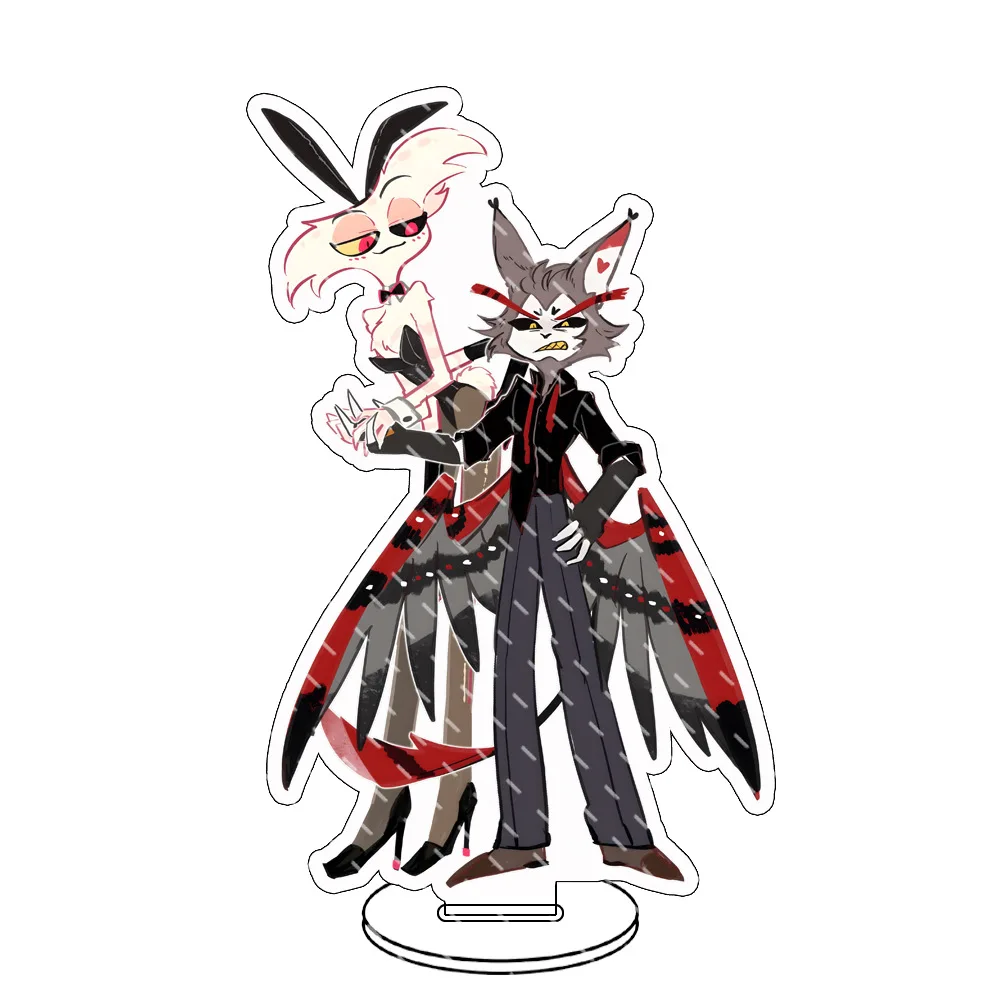 15CM Helluva Boss Morningstar Stand Acrylic Figures Vaggie Desktop Standing Sign Model Decoration Collection Gifts