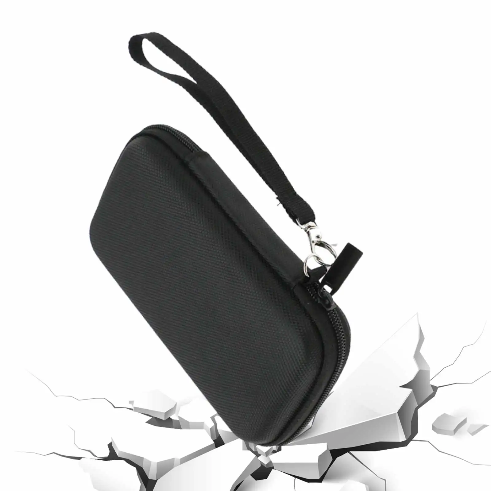 

For BOYHOM R36H Hard Carrying Case w/ Wrist Strap Game Console Handheld Storage Pouch for R36H Handheld Game Console Accessories