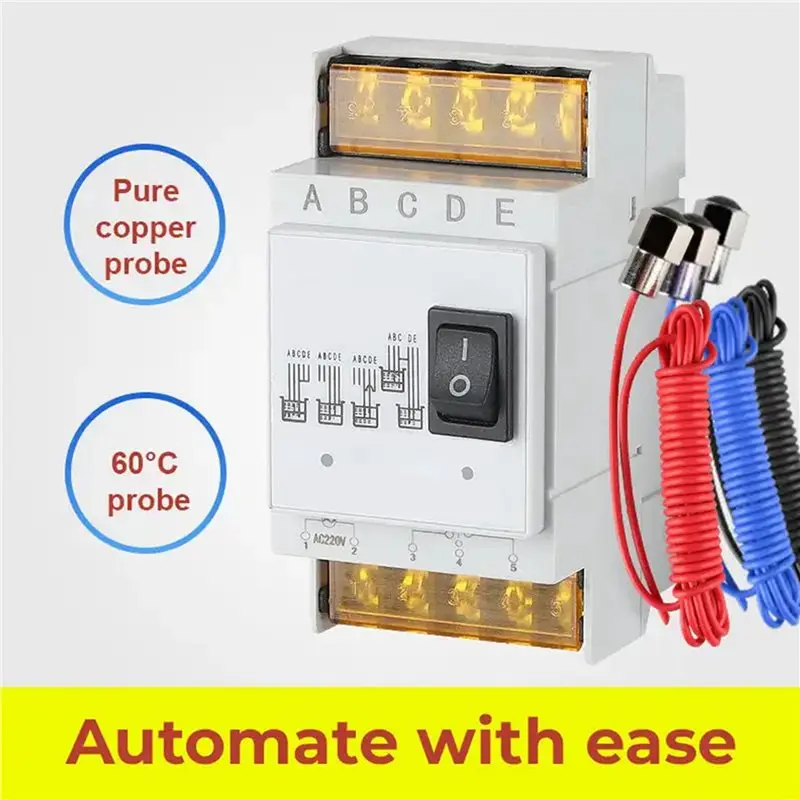 ABRU-5X Fully Automatic Water Level Controller Switch 25A 220V Water Tank Liquid Level Detection Sensor A