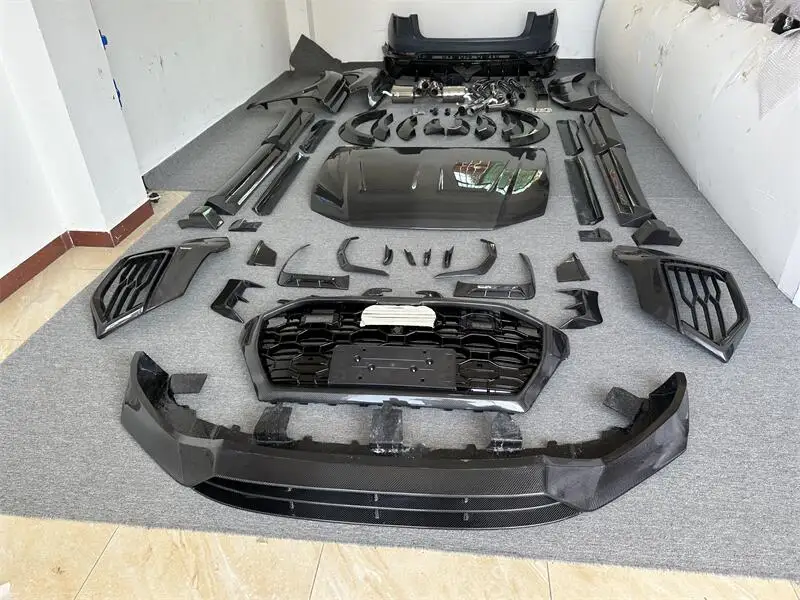 All Carbon Fiber Body kit for Q8 RSQ8 Modification and Upgrade MSY Style Wet Carbon Front Bumper Rear Bumper