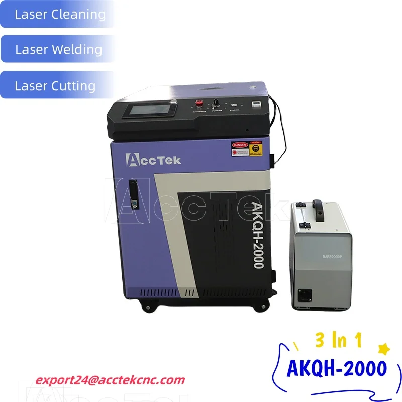

3 In 1 2000w Laser Welder Handheld Portable Laser Welding Machine Water Cooling Steel Aluminum Metal Fiber Lazer Welding Machine