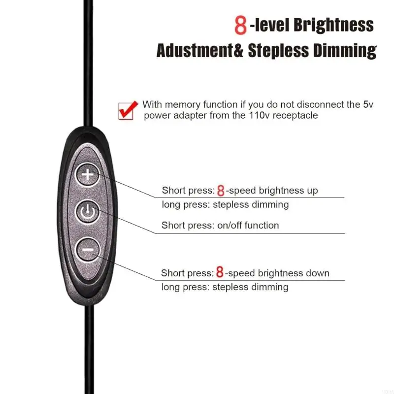 3 LED Dimming Module With 8 Level Adjustable Lighting Wire Length Universal Compatibility