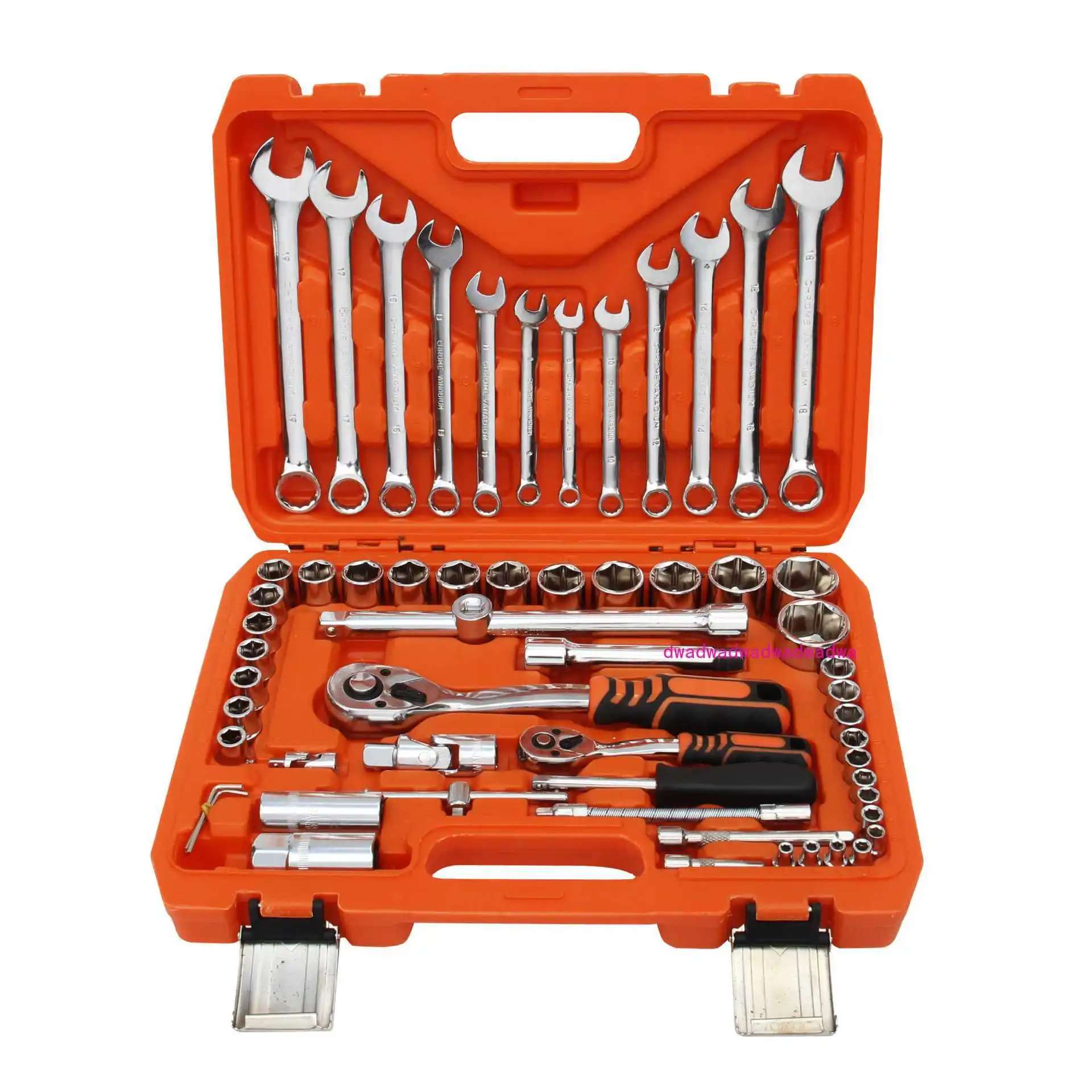 44-Piece Sleeve Set Combination Wrench Auto Repair Screwdriver Double Open Wrench