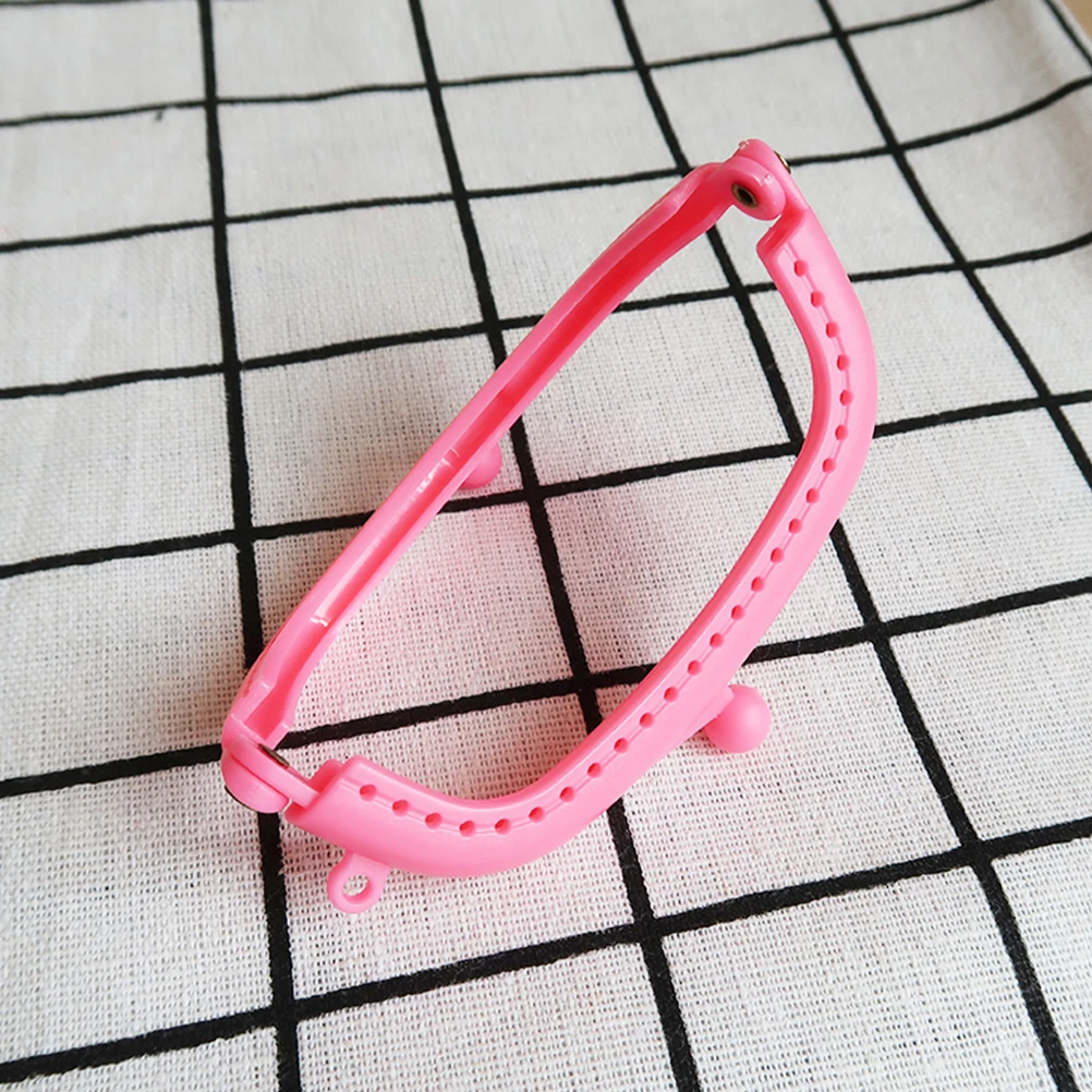 

8.5Cm Candy Color Plastic Clutch Frame For Purse Making Diy Handbag Accessories Craft Lock Purse Frame Plastic Handbag Hardware