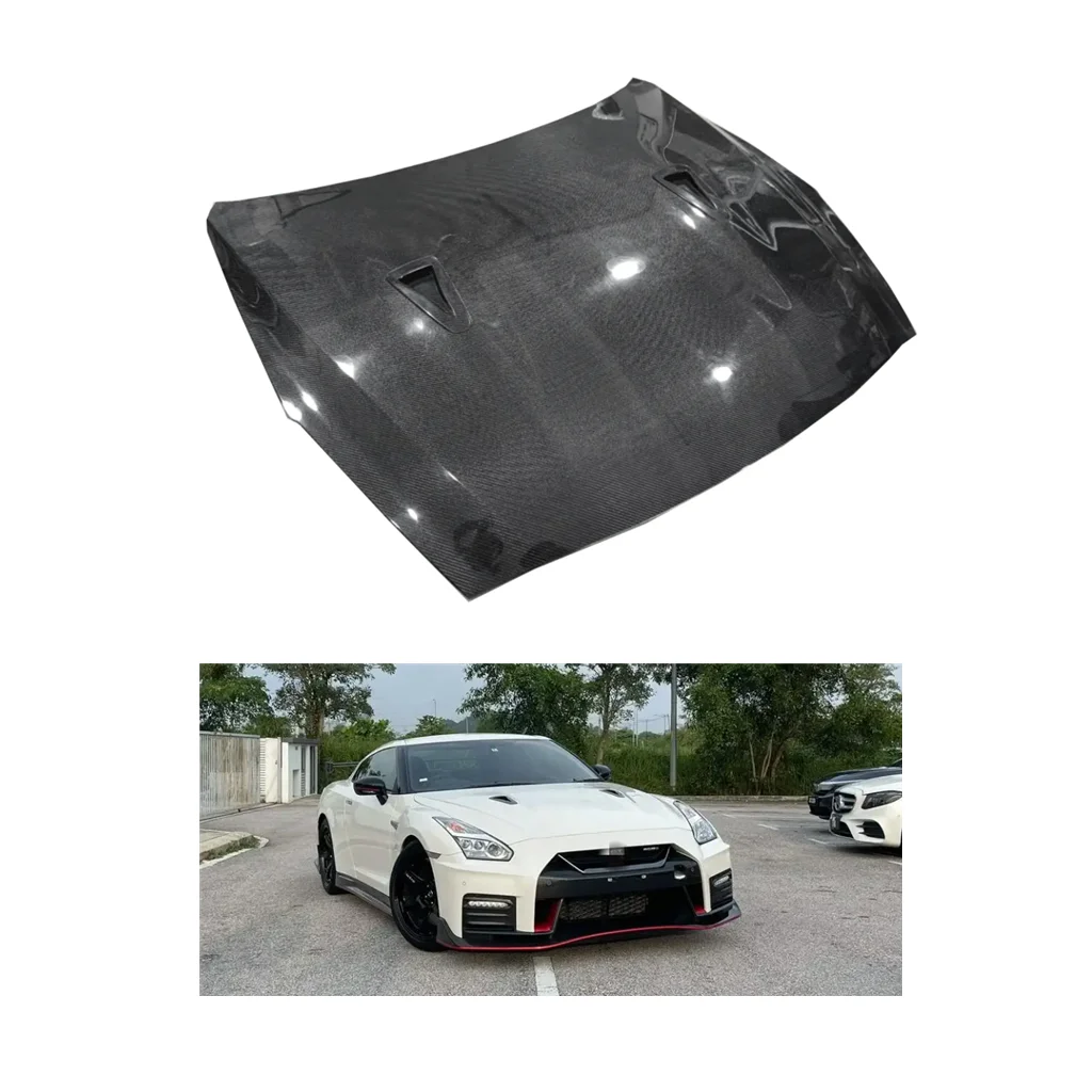 

2025 NEW Carbon Fiber Car Engine Hoods for Nissan GTR R35 Upgraded Nissan GTR R35 Carbon Hood