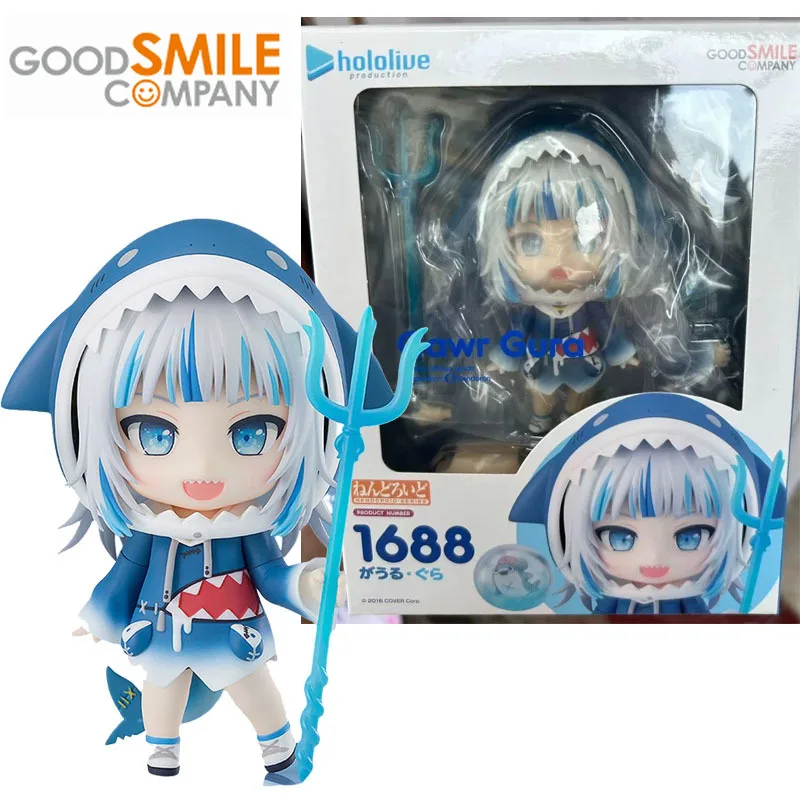 Good Smile Original GSC 1688 Nendoroid  Hololive Vtb Gura Anime Action Figures Toys for Boys Girls Kids Gift