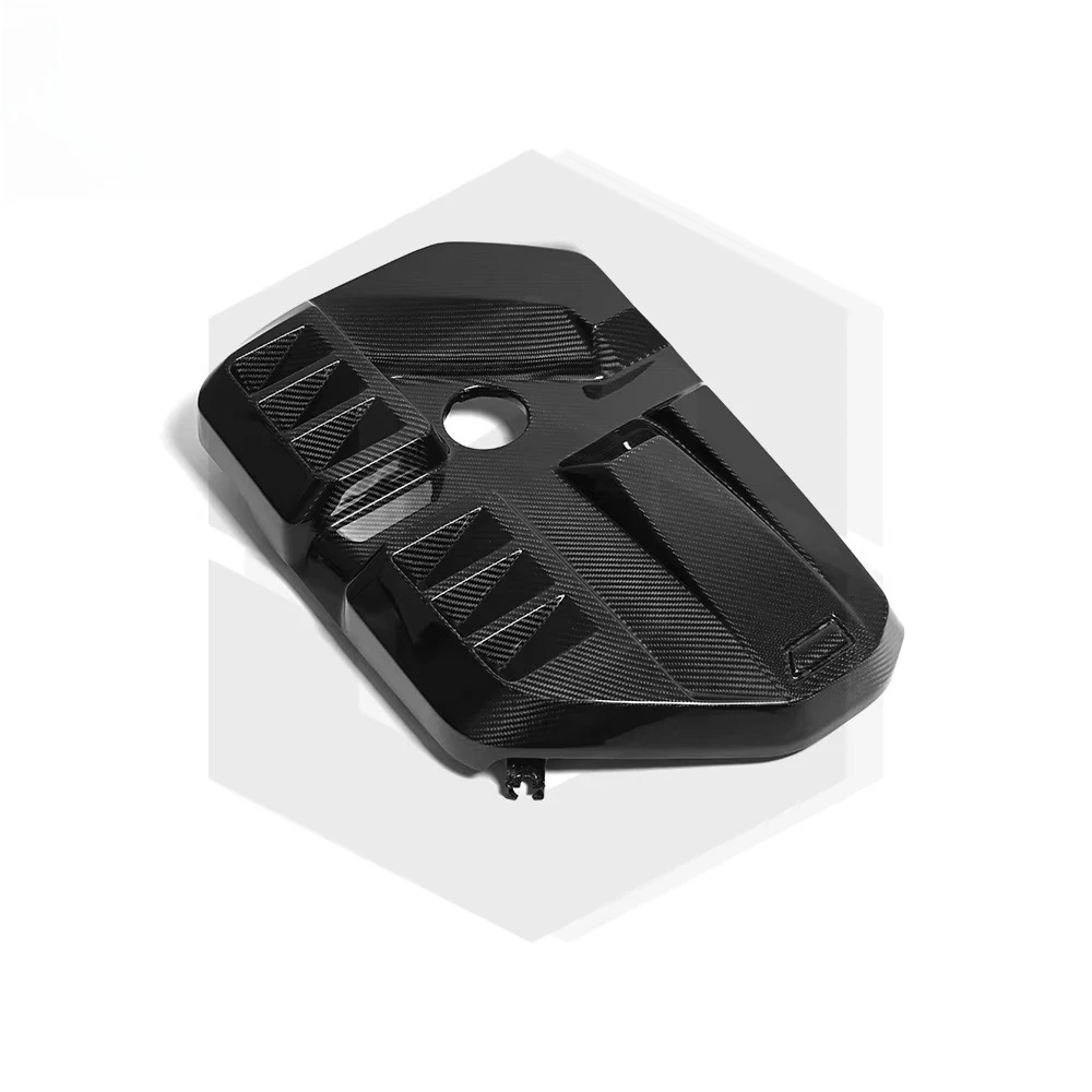 ماتي/لمعان S58 ألياف الكربون الجافة OEM نمط غطاء المحرك ل G80 G81 M3 G82 G83 M4 G87 M2 غطاء صمام المحرك هود #2