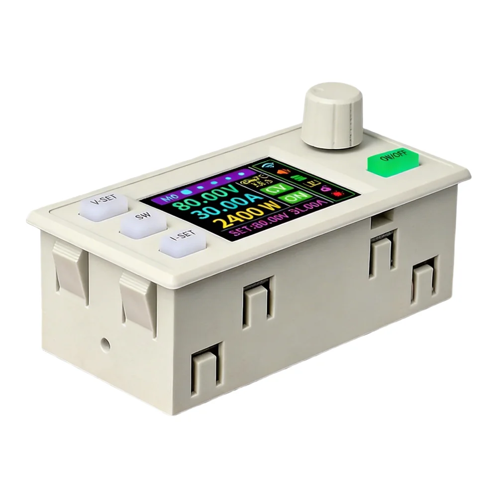 Adjustable Output Step Down Module 12-90V Input 0-80V Output 30A 2400W DC-DC Converter for MPPT for solar Energy Management