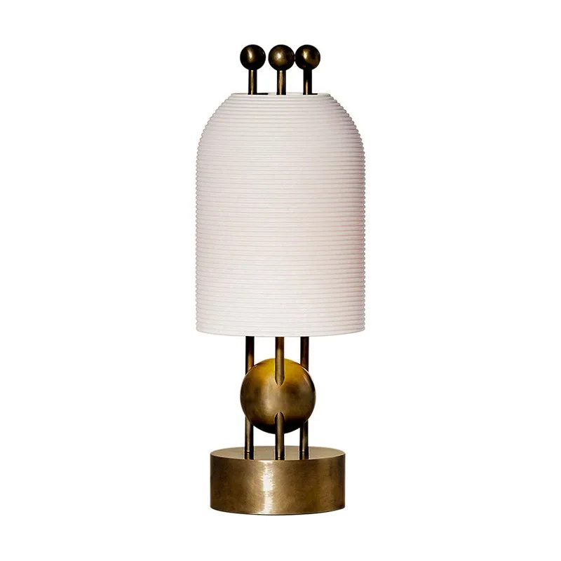 Minimalist glass , hotel room headboard, villa, living room decoration, personalized desk lamp