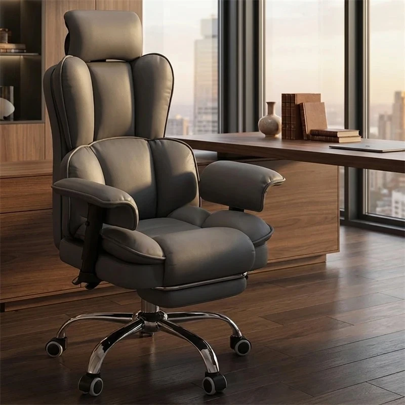 & Comfortable Ergonomic Computer Office Chair with Lumbar Support Backrest for Gaming Home Dormitory Casual Work Desk furniture