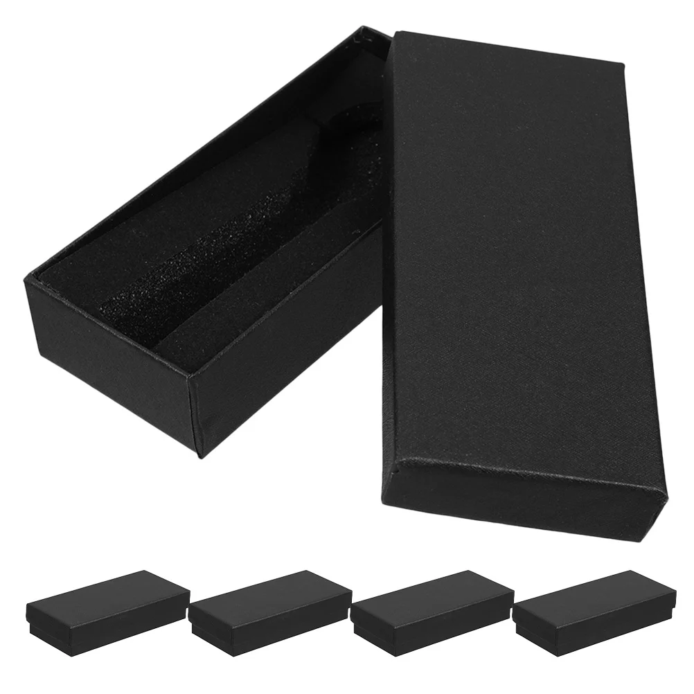 

5pcs Rectangular Box For Men Women Protective Display Storage Travel Portable Organizer Single Watch Display Case Watch Travel