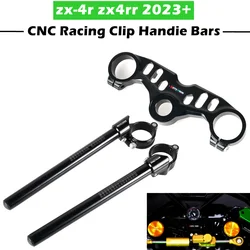 MOTO-TRON Motorcycle Racing Refit Clip On Handle Bars Front End Upper Top Clamp For KAWASAKI ZX4R ZX-4R/SE ZX4RR NINJA-4R