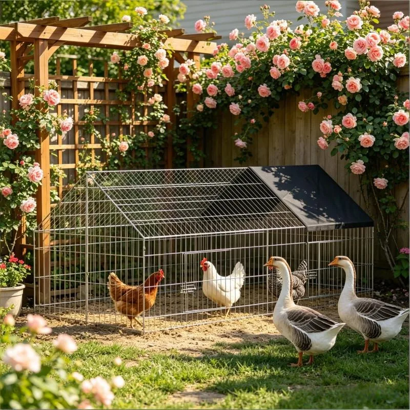 

Backyard Chicken Coop Duck Coop Rabbit Cage Small Animals Coop