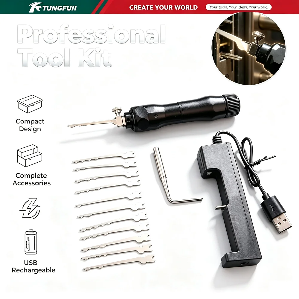 professional-rechargeable-electric-lock-pick-set-handheld-locksmith-tool-kit-with-complete-replacement-lock-pick-blades