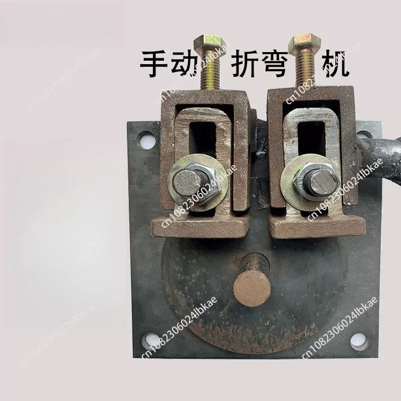 Manual bending machine round steel rebar flat iron small bending machine steel bar bending machine