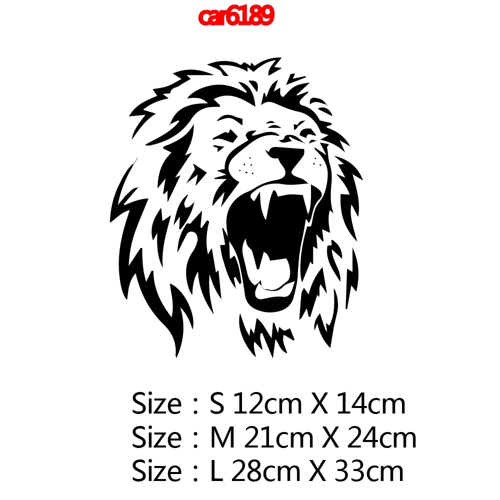 NEW lion Car Stickers Funny Decal Car Window Decoration Vinyl Stickers Motorcycle Accessories