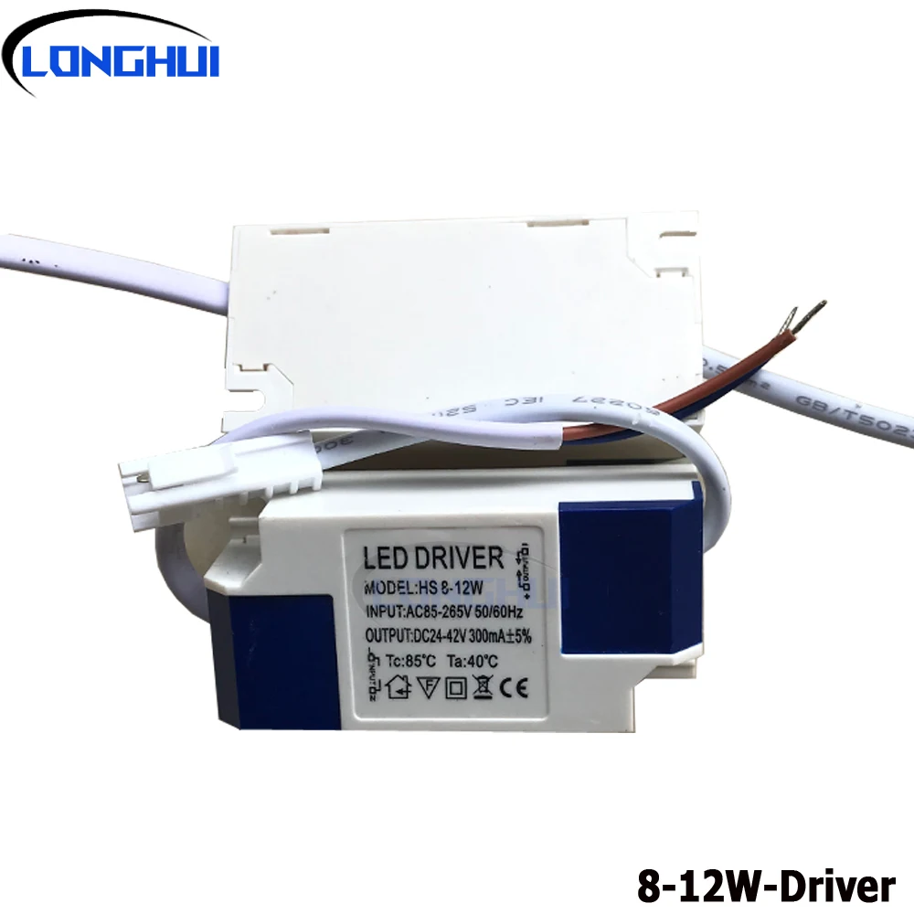 High Power LED Driver External for Bulb And Tube Lights 1W 3W 5W 7W 9W 12W 18W 21W 24W 36W - Adjustable Voltage 12-28V DC